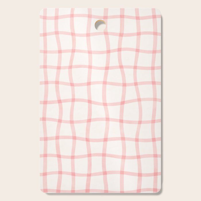 Pink Woven Print Cutting Board Gallery Image 1