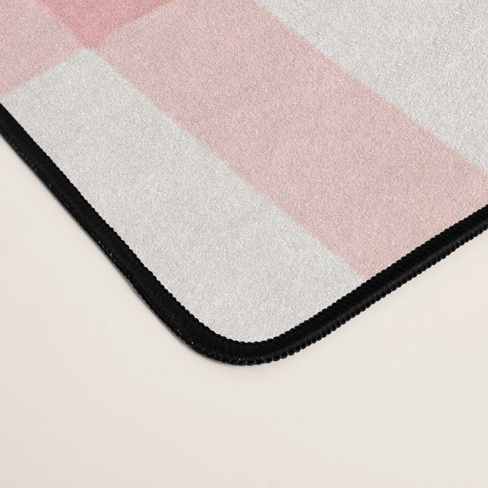 Pink Woven Print Desk Mat Gallery Image 4