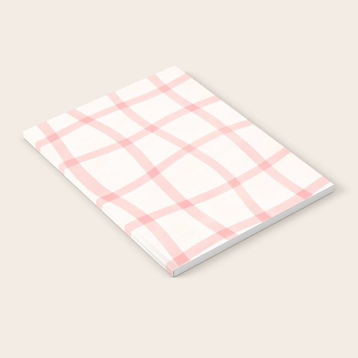 Pink Woven Print Notebook Gallery Image 2