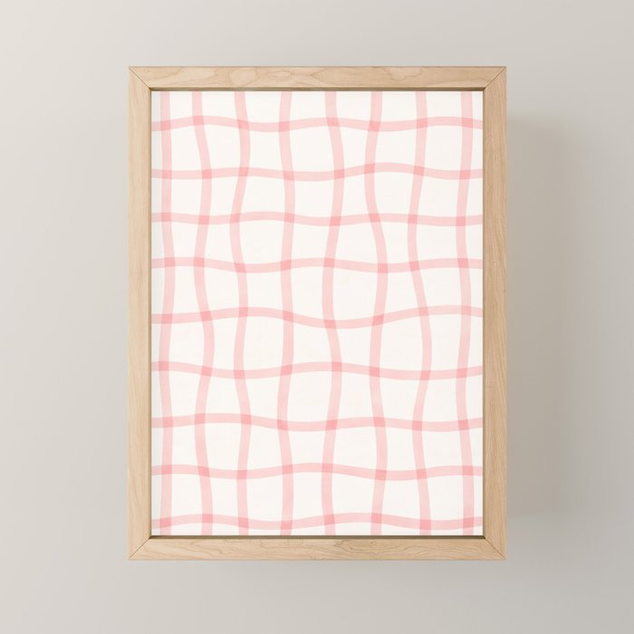 Pink Woven Print Mini Art Print Gallery Image 1