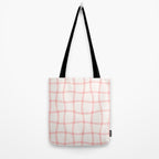 Pink Woven Print Tote Bag Gallery Image 2
