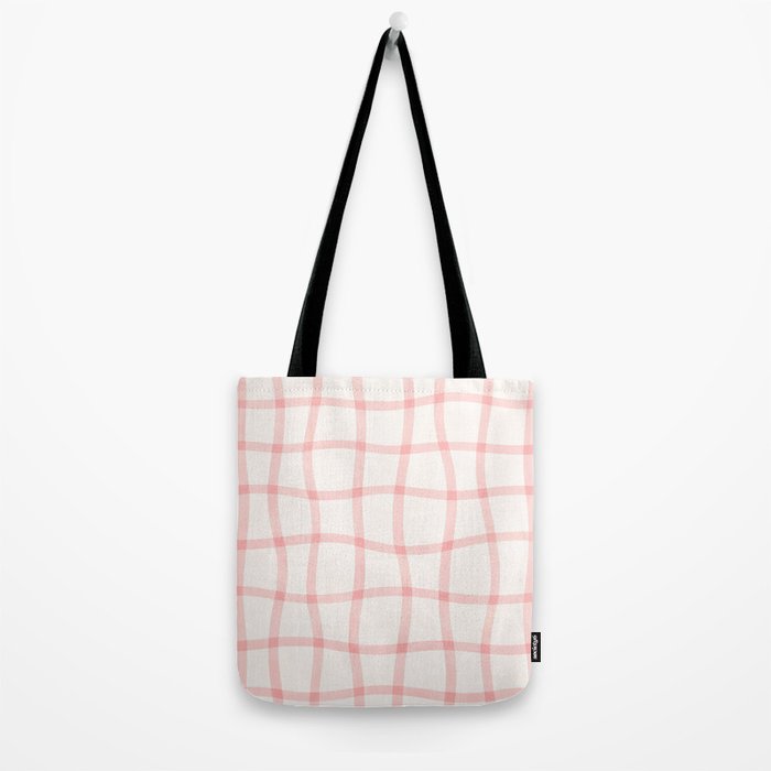 Pink Woven Print Tote Bag Gallery Image 2