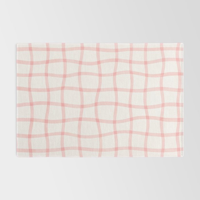 Pink Woven Print Rug Gallery Image 2
