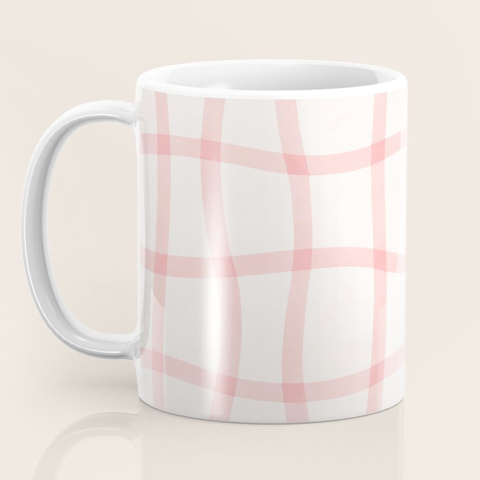 Pink Woven Print Coffee Mug Gallery Image 3