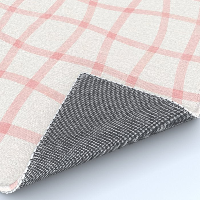 Pink Woven Print Rug Gallery Image 4