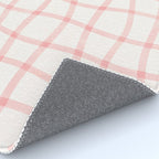 Pink Woven Print Rug Gallery Image 4