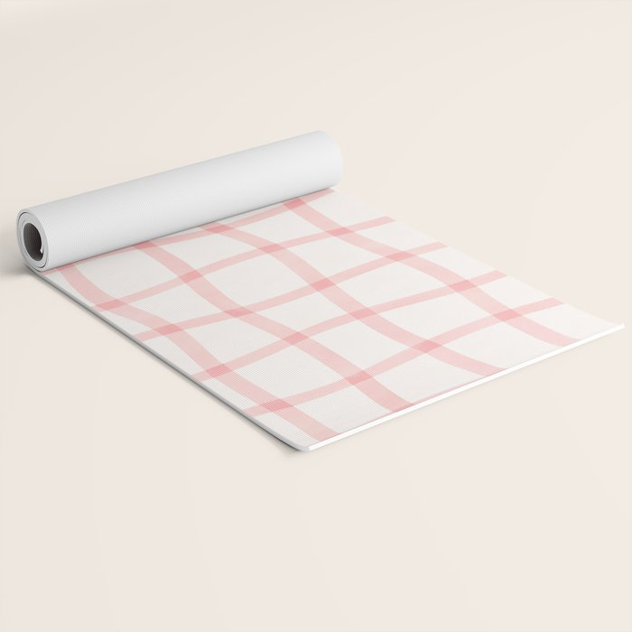 Pink Woven Print Yoga Mat Gallery Image 2