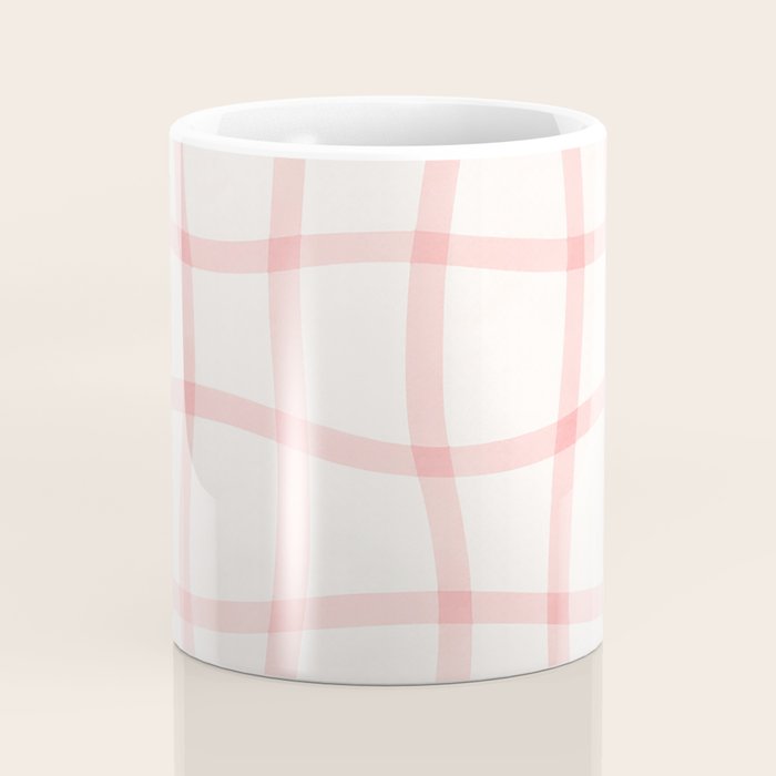 Pink Woven Print Coffee Mug Gallery Image 4