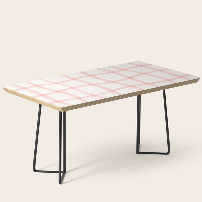 Pink Woven Print Coffee Table Gallery Image 1