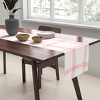 Pink Woven Print Table Runner Gallery Image 2