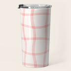 Pink Woven Print Travel Mug Gallery Image 3