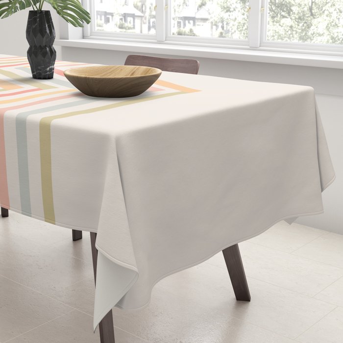 Geometric Terraces #2 Tablecloth Gallery Image 3