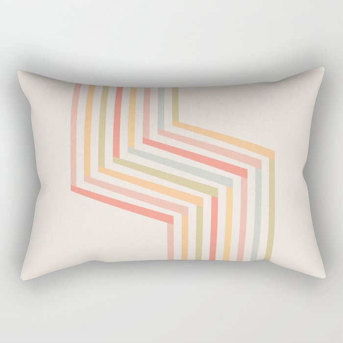 Geometric Terraces #2 Rectangular Pillow Gallery Image 2