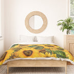 Vintage & Shabby Chic - Noon Sunflowers Garden Duvet Cover Gallery Image 3