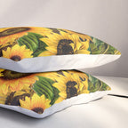 Vintage & Shabby Chic - Noon Sunflowers Garden Pillow Sham Gallery Image 3