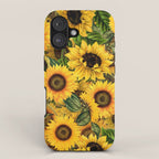 Vintage & Shabby Chic - Noon Sunflowers Garden iPhone Case Gallery Image 1