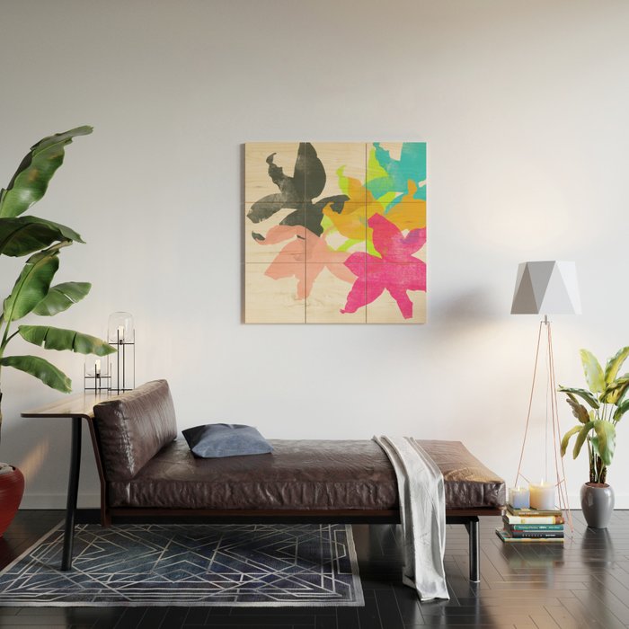 lily 73 Wood Wall Art Gallery Image 2