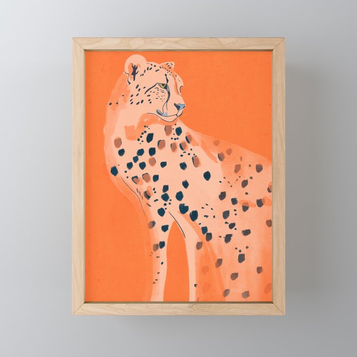 Cheetah 16 Mini Art Print Gallery Image 1