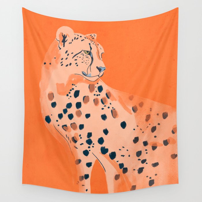 Cheetah 16 Wall Tapestry Gallery Image 4
