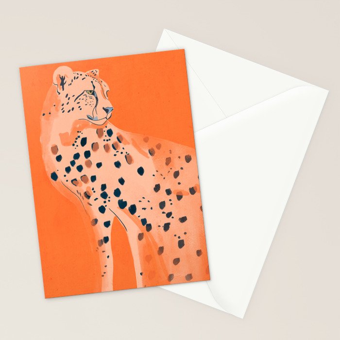 Cheetah 16 Stationery Card Gallery Image 2