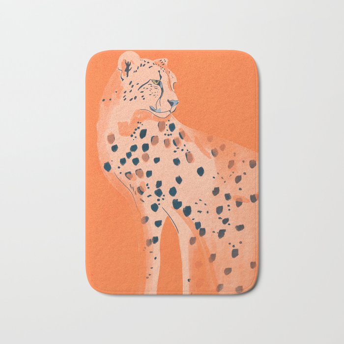 Cheetah 16 Bath Mat Gallery Image 1