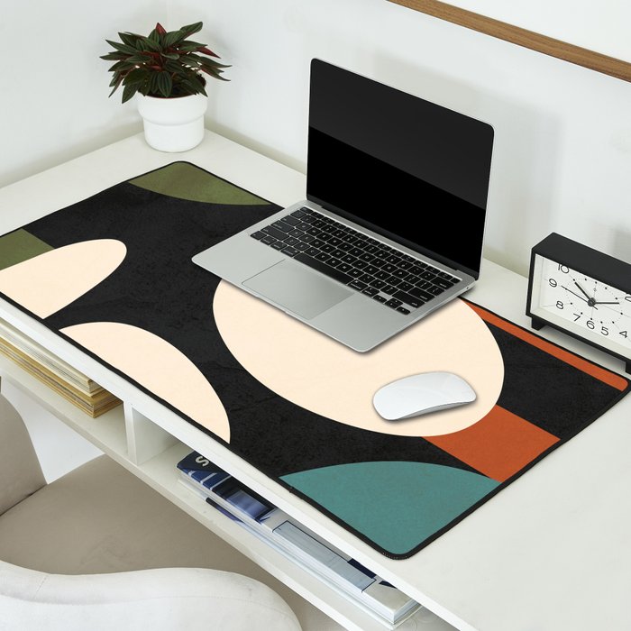 Abstract shapes in the skies 1 Desk Mat Gallery Image 2