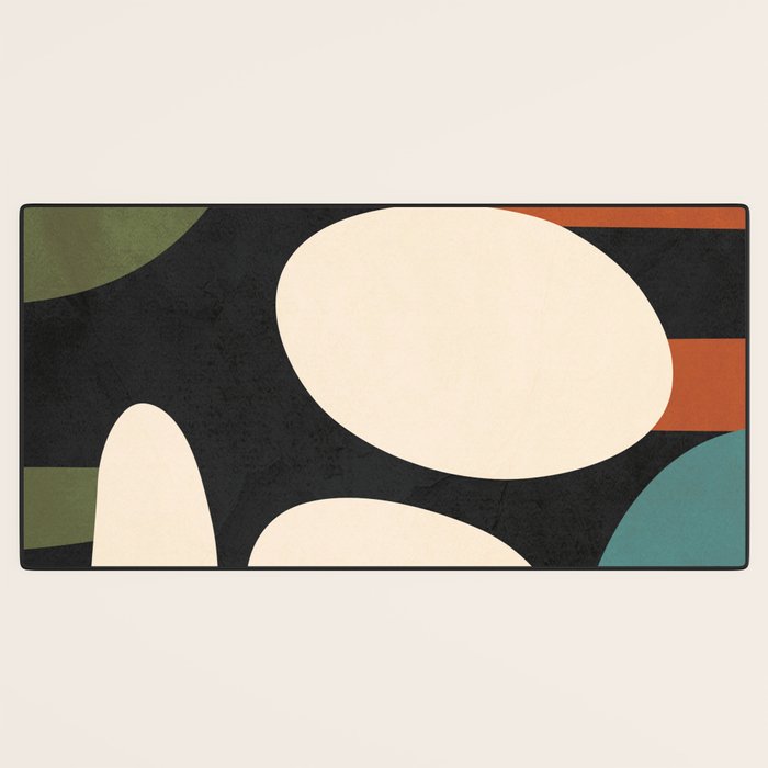 Abstract shapes in the skies 1 Desk Mat Gallery Image 3