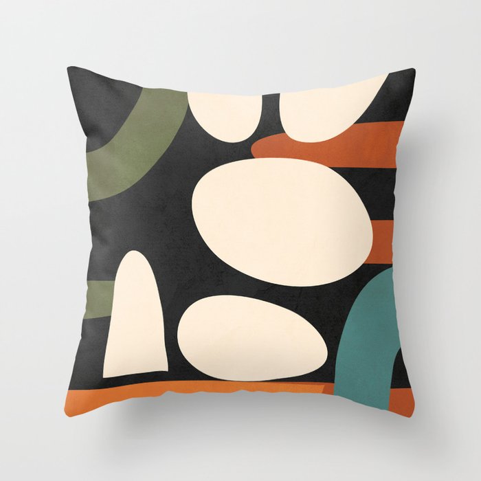 Abstract shapes in the skies 1 Throw Pillow Gallery Image 6