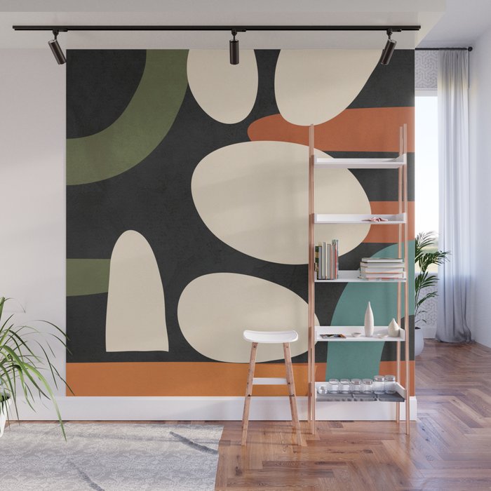 Abstract shapes in the skies 1 Wall Mural Gallery Image 1