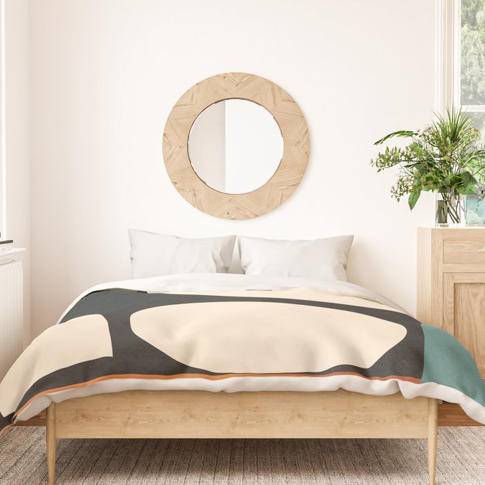 Abstract shapes in the skies 1 Duvet Cover Gallery Image 3