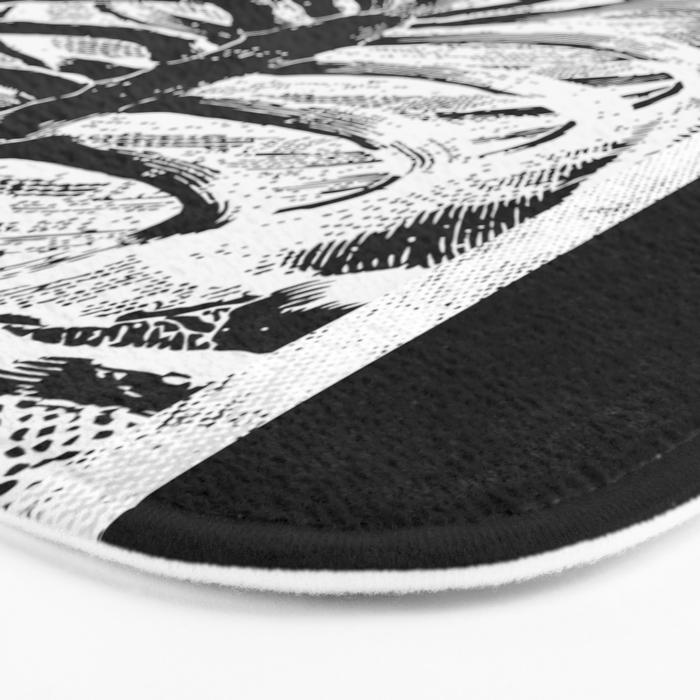Vintage Skeleton Torso Bath Mat Gallery Image 3