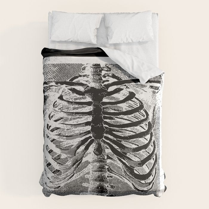 Vintage Skeleton Torso Duvet Cover Gallery Image 6