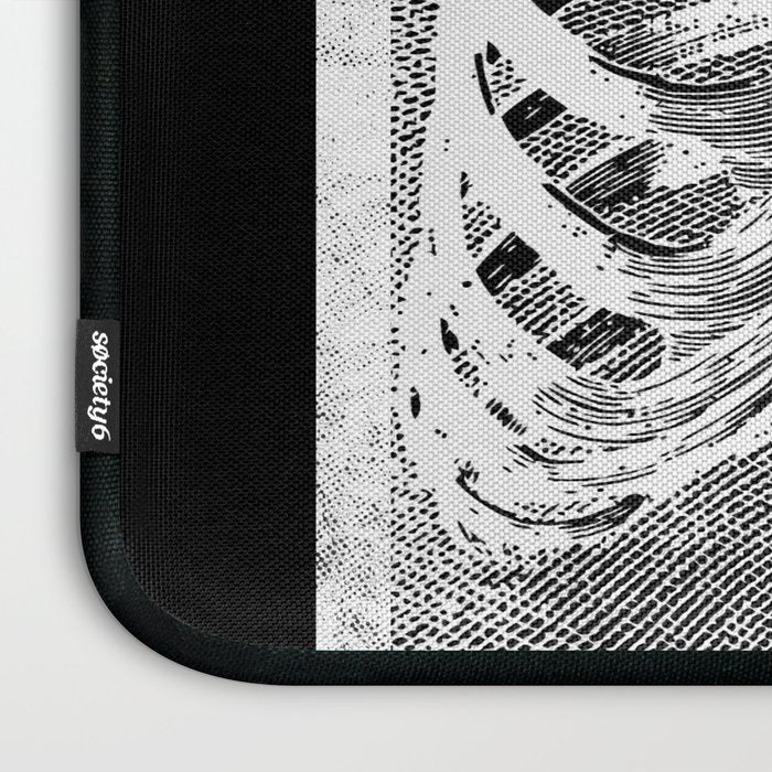 Vintage Skeleton Torso Laptop Sleeve Gallery Image 3