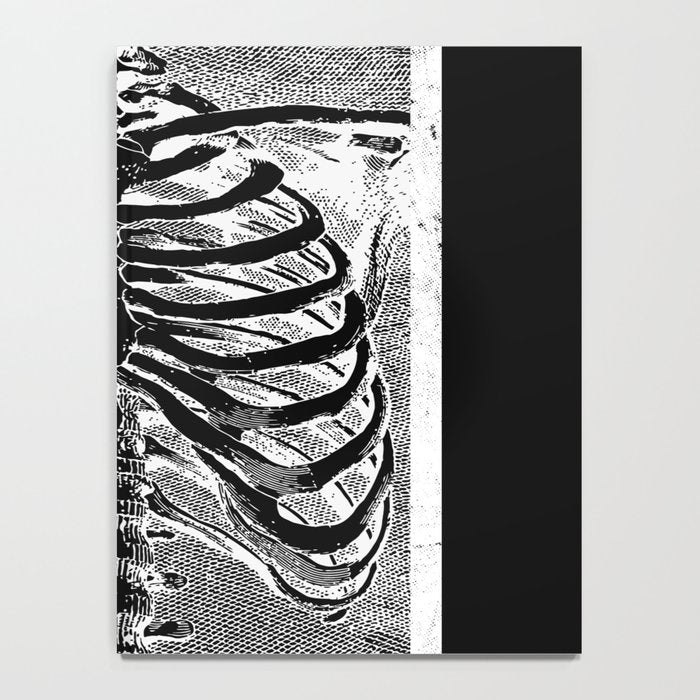 Vintage Skeleton Torso Notebook Gallery Image 4