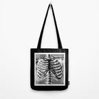 Vintage Skeleton Torso Tote Bag Gallery Image 2