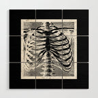 Vintage Skeleton Torso Wood Wall Art Gallery Image 1