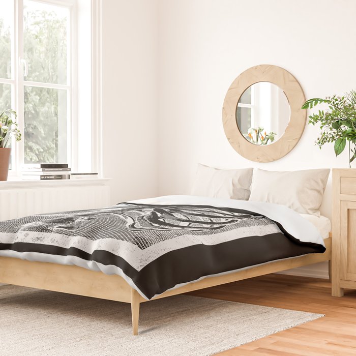 Vintage Skeleton Torso Duvet Cover Gallery Image 2