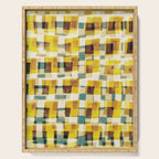 Abstract Linocut Pattern #10 Serving Tray Gallery Image 1