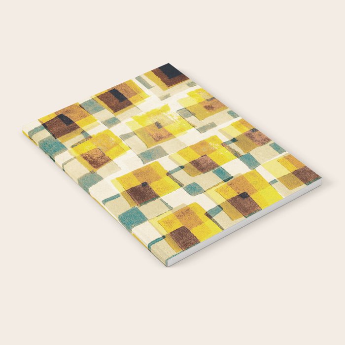 Abstract Linocut Pattern #10 Notebook Gallery Image 2