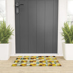 Abstract Linocut Pattern #10 Welcome Mat Gallery Image 3