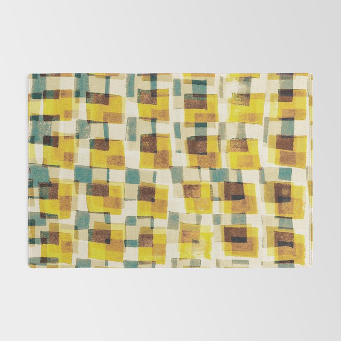 Abstract Linocut Pattern #10 Rug Gallery Image 2