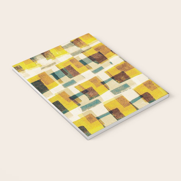 Abstract Linocut Pattern #10 Notebook Gallery Image 3