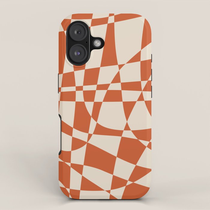 Glass Glitch: Tuscany Brown Edition Iphone Case