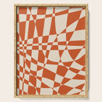 Glass Glitch: Tuscany Brown Edition Serving Tray Gallery Image 1
