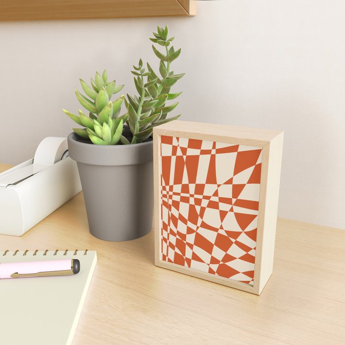 Glass Glitch: Tuscany Brown Edition Mini Art Print Gallery Image 2