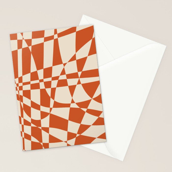 Glass Glitch: Tuscany Brown Edition Stationery Card Gallery Image 2