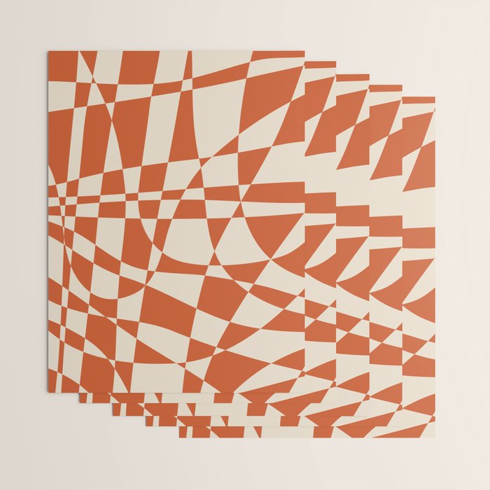 Glass Glitch: Tuscany Brown Edition Wrapping Paper Gallery Image 3