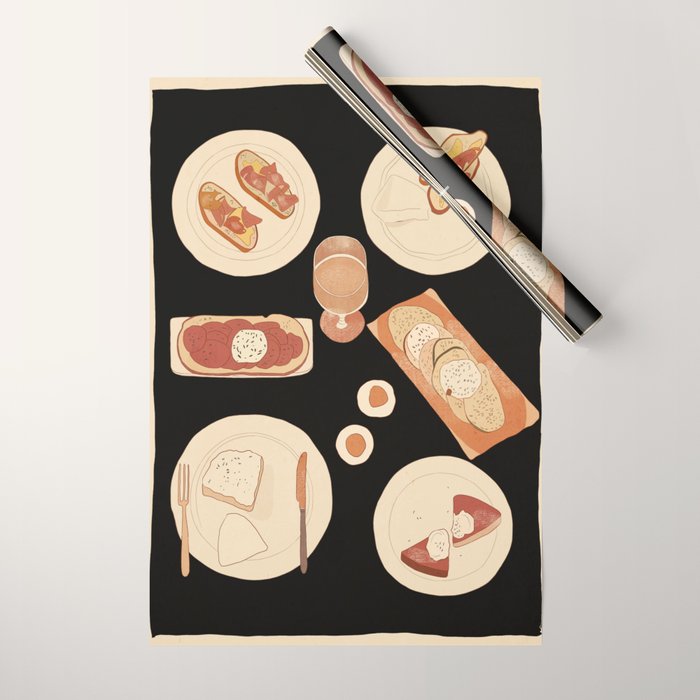 Breakfast 3 Wrapping Paper Gallery Image 1