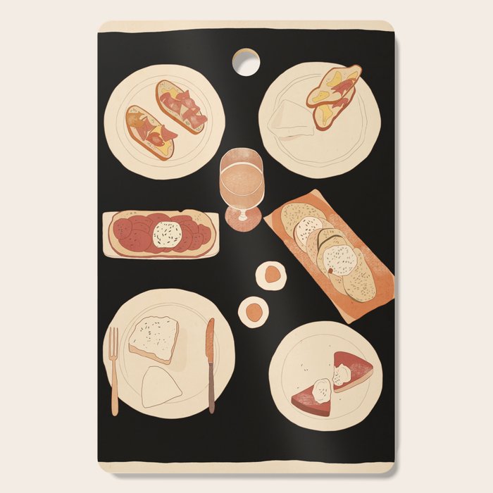 Breakfast 3 Cutting Board Gallery Image 1