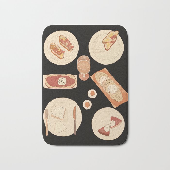 Breakfast 3 Bath Mat Gallery Image 1